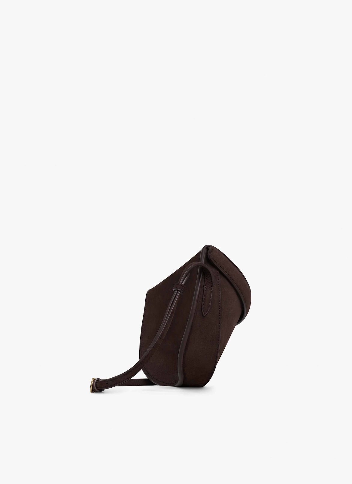 HIP EAST WEST BAG IN NUBUCK ALAÏA DARK BROWN HIP EAST WEST BAG IN NUBUCK